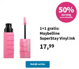 Plein.nl Maybelline SuperStay Vinyl Ink aanbieding