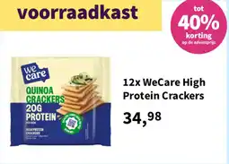 Plein.nl WeCare High Protein Crackers aanbieding
