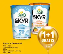 Delhaize Yoghurt in IJslandse stijl aanbieding