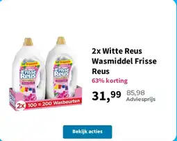 Plein.nl Witte Reus Wasmiddel Frisse Reus aanbieding