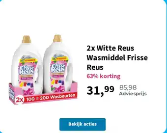 Plein.nl Witte Reus Wasmiddel Frisse Reus aanbieding
