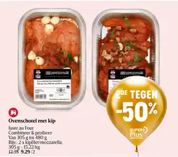 Delhaize Ovenschotel met kip aanbieding