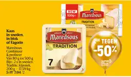 Delhaize Kaas in sneden, in blok of Fagotin aanbieding
