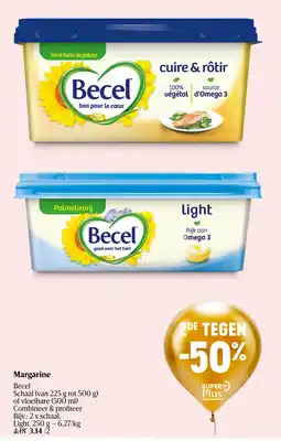 Delhaize Margarine Becel aanbieding