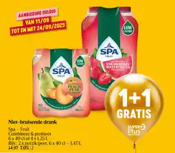 Delhaize Niet-bruisende drank Spa Fruit aanbieding