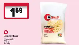 Delhaize Geraspte kaas aanbieding