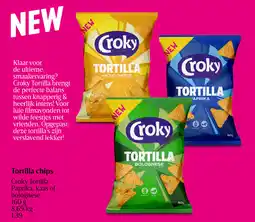 Delhaize Tortilla chips aanbieding
