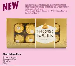 Delhaize Chocoladepralines Ferrero Rocher aanbieding