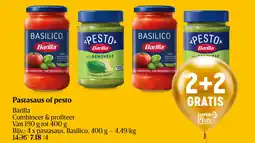 Delhaize Pastasaus of pesto aanbieding