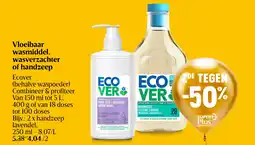 Delhaize Vloeibaar wasmiddel, wasverzachter of handzeep aanbieding