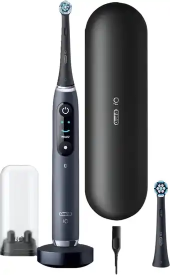 Coolblue Oral-B iO 9N Zwart met extra opzetborstel aanbieding