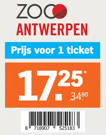 Albert Heijn ZOO ANTWERPEN aanbieding