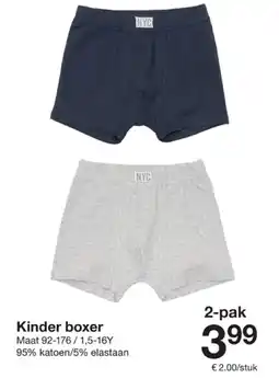 Zeeman Kinder boxer aanbieding
