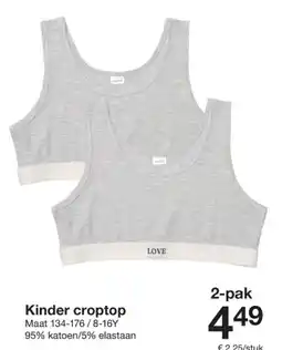 Zeeman Kinder croptop aanbieding