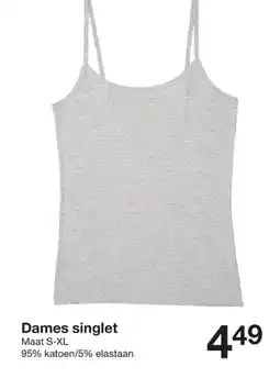Zeeman Dames singlet aanbieding