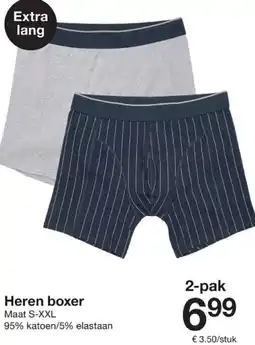 Zeeman Heren boxer aanbieding