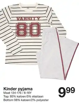 Zeeman Kinder pyjama aanbieding