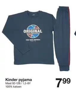 Zeeman Kinder pyjama aanbieding