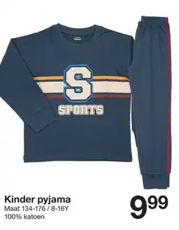 Zeeman Kinder pyjama aanbieding