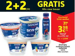 Cora Danone skyr eiwitrijke melkspecialiteit aanbieding