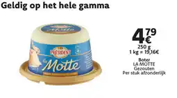 Cora La motte gezouten boter aanbieding