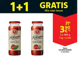 Cora La molisana saus aanbieding
