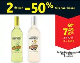 Cora Night orient cocktail zonder alcohol aanbieding