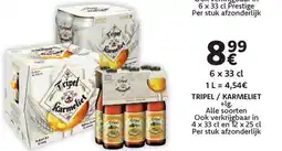 Cora Tripel / karmeliet +lg. aanbieding
