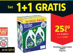 Cora Dreft regular vloeibaar wasmiddel aanbieding
