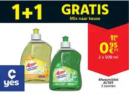 Cora Actiff afwasmiddel aanbieding