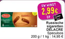Cora Delacre russische sigaretten speculoos aanbieding