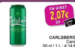 Cora Carlsberg cans aanbieding