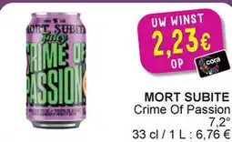 Cora Mort subite crime of passion 7,2° aanbieding