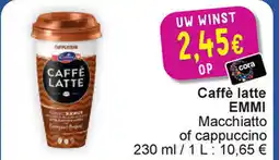 Cora Emmi caffè latte aanbieding