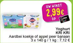 Cora Kri Kri yoghurt aanbieding
