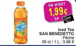 Cora San benedetto pêche iced tea aanbieding