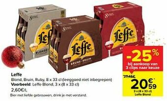 Carrefour Leffe blond aanbieding