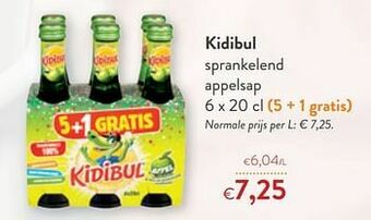 OKay Kidibul sprankelend appelsap aanbieding