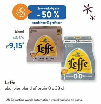 OKay Leffe abdijbier blond aanbieding