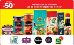 Carrefour naar keuze uit de producten van de hieronder afgebeelde merken aanbieding
