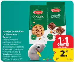 Carrefour Koekjes en cookies La Biscuiterie Delacre aanbieding