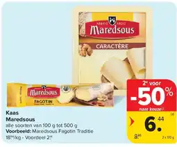 Carrefour Kaas Maredsous aanbieding