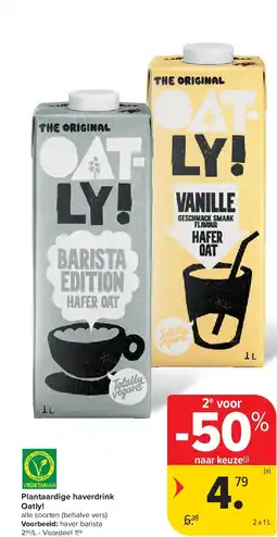 Carrefour Plantaardige haverdrink Oatly! aanbieding