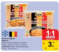 Carrefour Gamma Uglies Belviva aanbieding