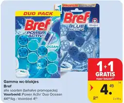 Carrefour Gamma wc-blokjes Bref aanbieding