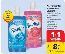Carrefour Wasverzachter Active Fresh Soupline aanbieding