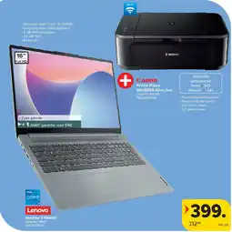 Carrefour IdeaPad 3 16IAH8 + Printer Pixma MG3650S All-in-One aanbieding
