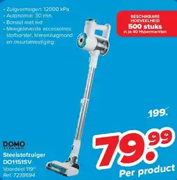 Carrefour Steelstofzuiger DO1151SV aanbieding