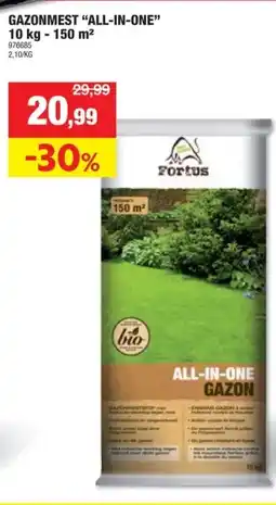 Hubo Fortus All-in-One gazonmest 10kg aanbieding
