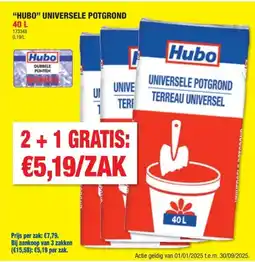 Hubo Hubo universele potgrond 40l aanbieding